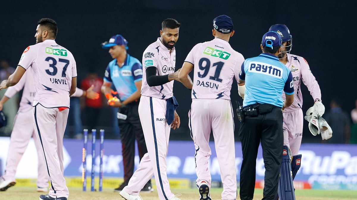 <div class="paragraphs"><p>Gujarat Titans beat Sunrisers Hyderabad by 34 runs</p></div>