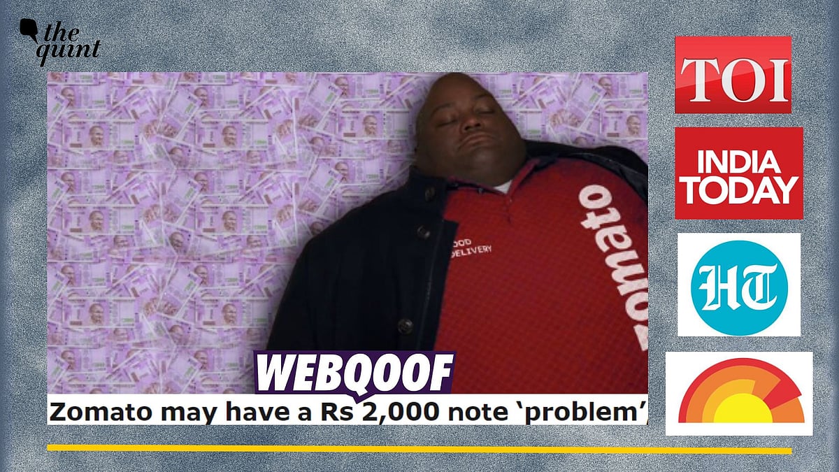 <div class="paragraphs"><p>Fact-Check| The picture is a popular meme template and it was shared as a joke by Zomato.</p></div>
