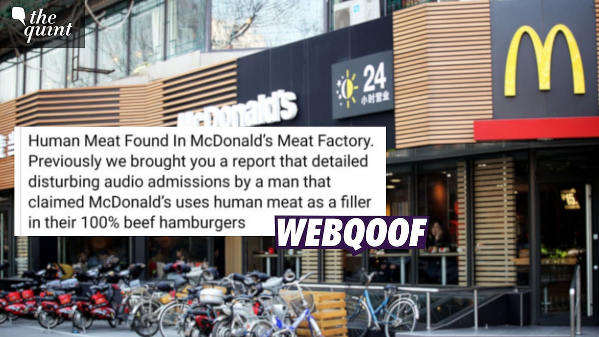 <div class="paragraphs"><p>Fact-Check| The claim about McDonald's selling human meat in their burgers is false. </p></div>