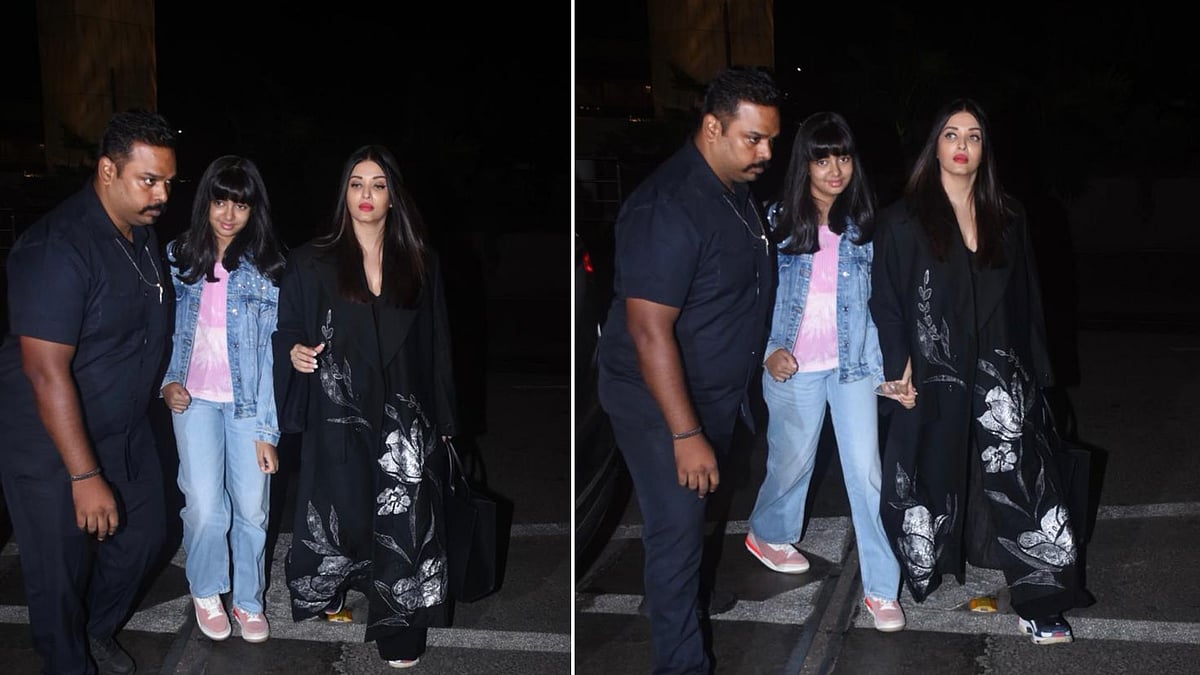 <div class="paragraphs"><p>In Pics: Aishwarya Rai Bachchan &amp; Aaradhya Leave Mumbai to Attend Cannes 2023</p></div>
