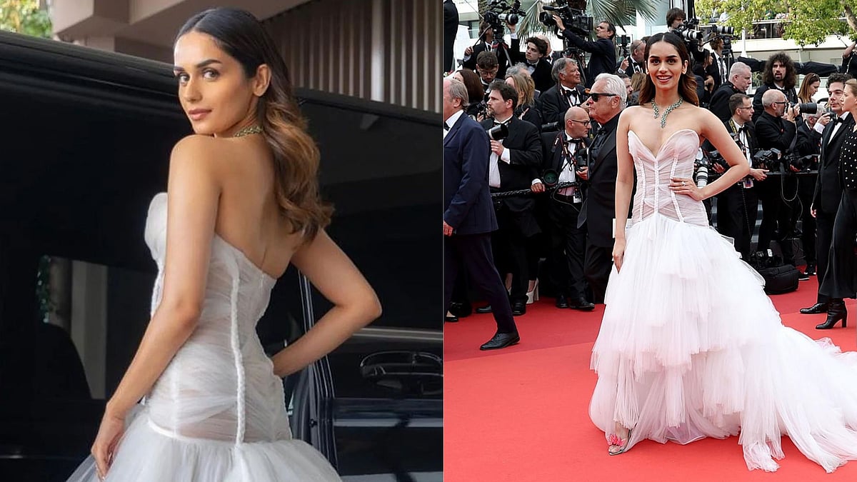 <div class="paragraphs"><p>Manushi Chillar was wearing the gown by Fovari at Cannes Film Festival 2023. </p></div>
