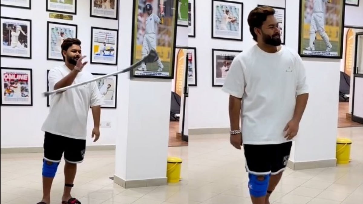 <div class="paragraphs"><p>Rishabh Pant is now walking without crutches.</p></div>