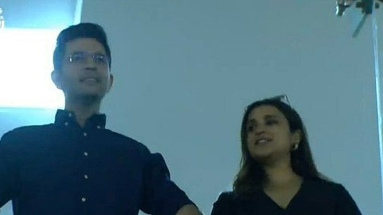 <div class="paragraphs"><p>Raghav Chadha & Parineeti Chopra Spotted Watching IPL Match In Mohali</p></div>