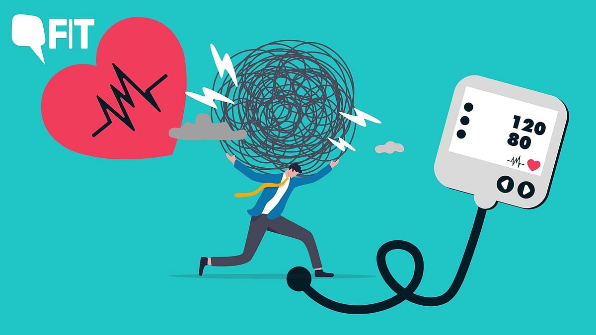 <div class="paragraphs"><p>In a lot of cases, <a href="https://www.thequint.com/fit/why-do-we-experience-hairfall-or-hair-loss">stress</a> or distress can be the cause of hypertension or high blood pressure.</p></div>