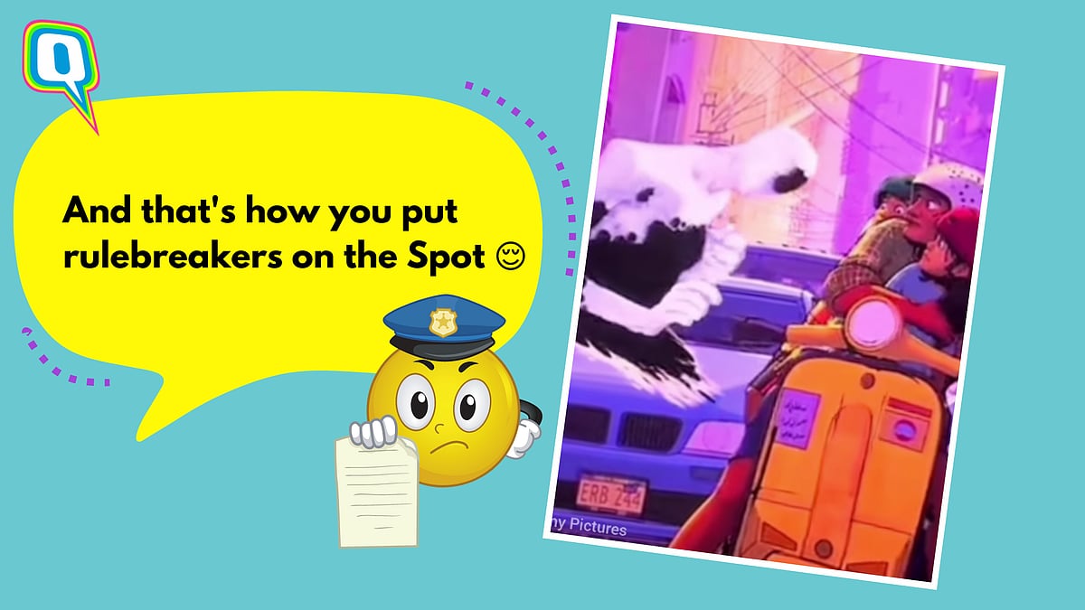 <div class="paragraphs"><p>Mumbai Police uses the Spider-Man movie to spread awareness on road-safety.</p></div>