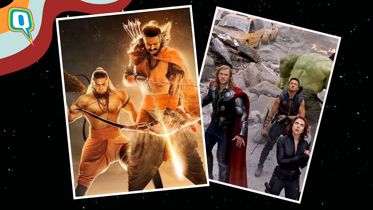 <div class="paragraphs"><p>Netizens noticed that <em>Adipurush</em> copied an entire scene from <em>The</em> <em>Avengers</em>. </p></div>
