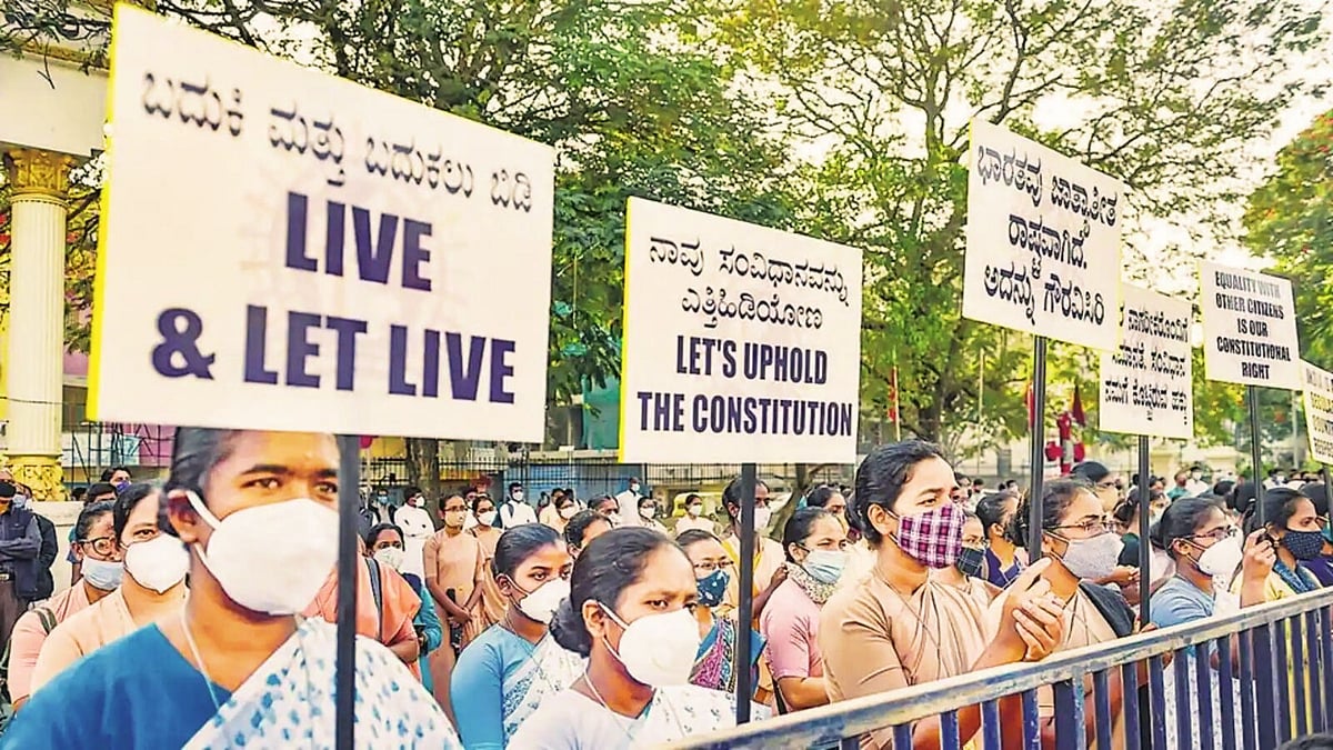 <div class="paragraphs"><p>Image used for representation only. Members of the Christian community participate in a silent protest against the Anti-Conversion bill proposed in the Winter Session of Karnataka Legislative Assembly, in Bengaluru. </p></div>