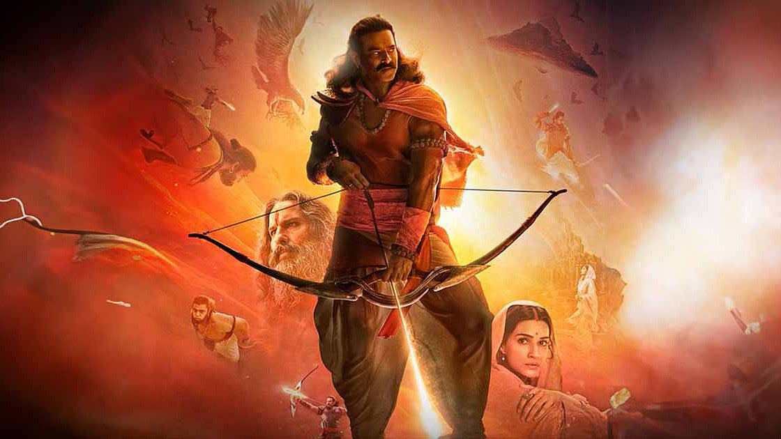 <div class="paragraphs"><p>The official film poster for filmmaker Om Raut's<em> Adipurush.</em></p></div>