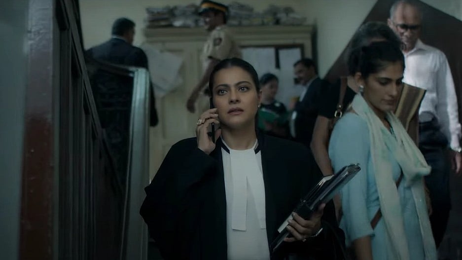 <div class="paragraphs"><p>Kajol in a still from<em> The Trial</em> later.</p></div>