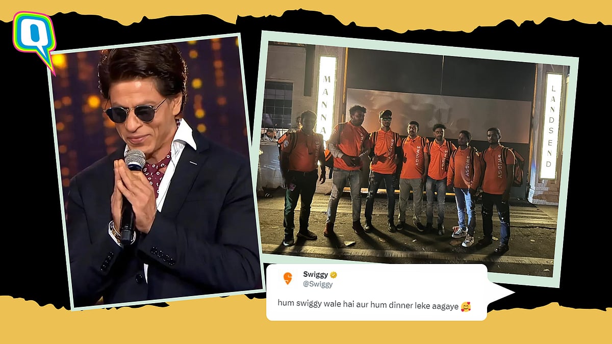 <div class="paragraphs"><p>How Swiggy Delivery Agents Ended Up At Mannat With Dinner For Shah Rukh Khan</p></div>