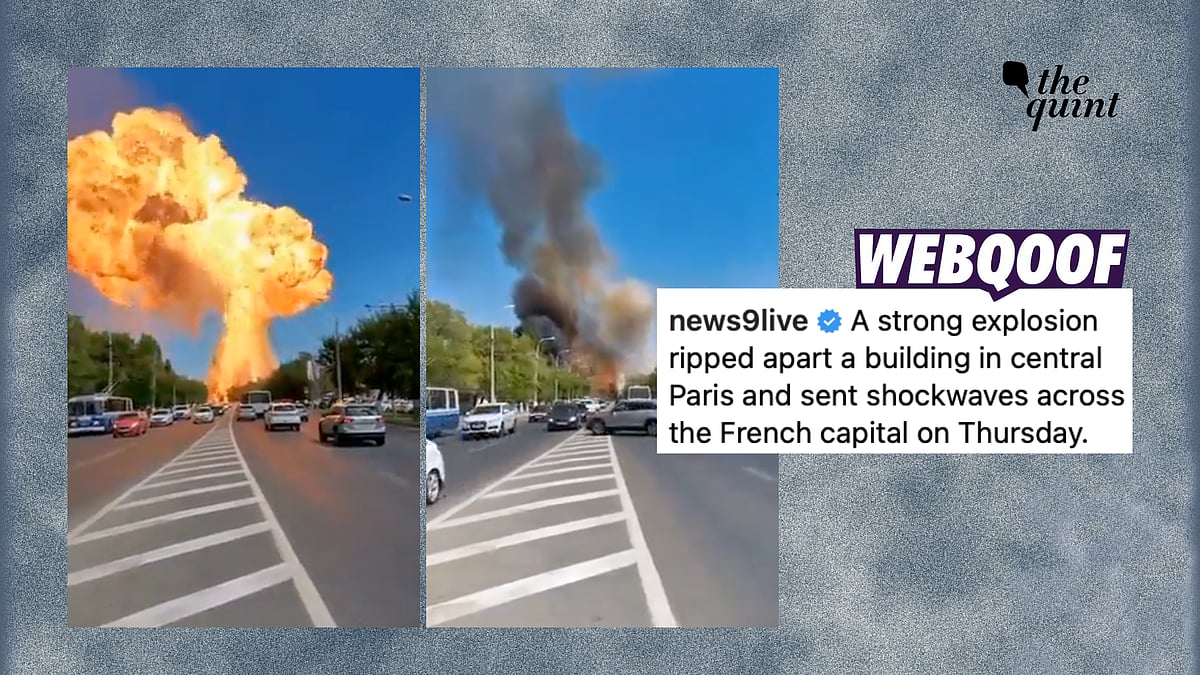 <div class="paragraphs"><p>Fact-Check | The video is old and unrelated to the recent explosion in Paris.</p></div>