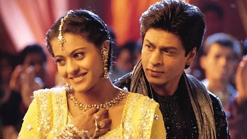 <div class="paragraphs"><p>Kajol and Shah Rukh Khan in a still from<em> Kabhi Khushi Kabhie Gham.</em></p></div>