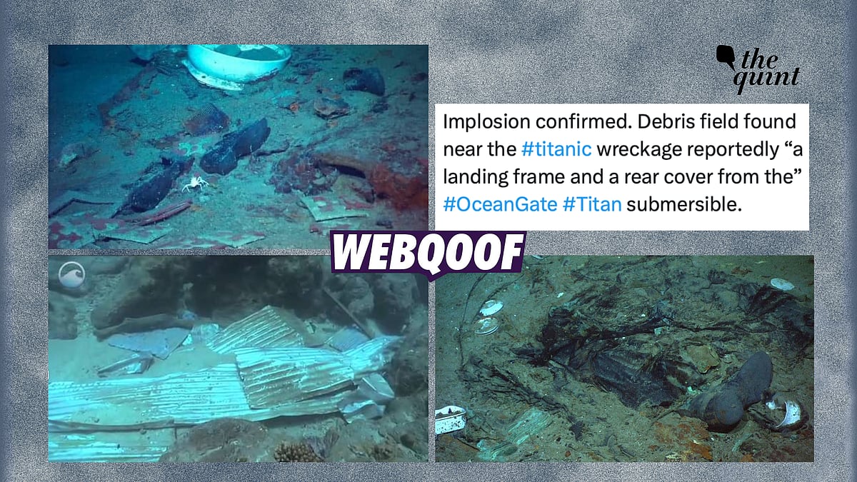 <div class="paragraphs"><p>These photos are being shared with the false claim that they show the debris of OceanGate's Titan submersible.</p></div>