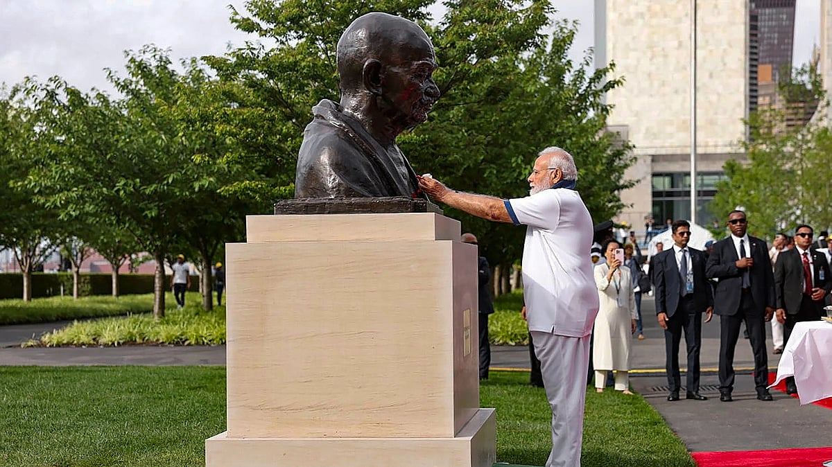 <div class="paragraphs"><p>Prime Minister Modi is currently on a state visit to the US. He is scheduled to address a joint meeting of the House and the Senate on Thursday, one of the highest honors the US government affords to foreign dignitaries.</p></div>
