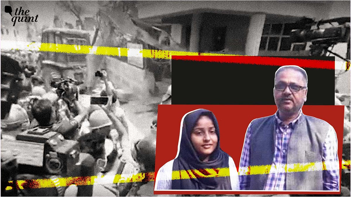 <div class="paragraphs"><p>Afreen Fatima's father Javed Mohammad was arrested 1 year ago, followed by the demolition of their home. </p></div>