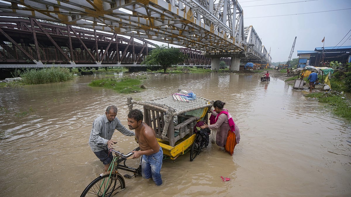 <div class="paragraphs"><p>A rapid increase in the water level of the Yamuna was recorded on Wednesday and reached 208.48 metres at 8 am on Thursday, 13 July.</p></div>