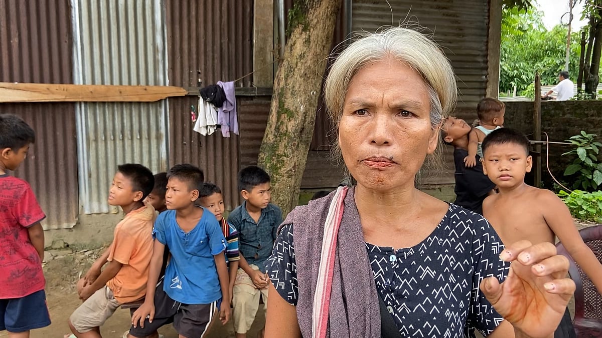 <div class="paragraphs"><p>Kuki womenat a shelter in Assam speak to The Quint</p></div>