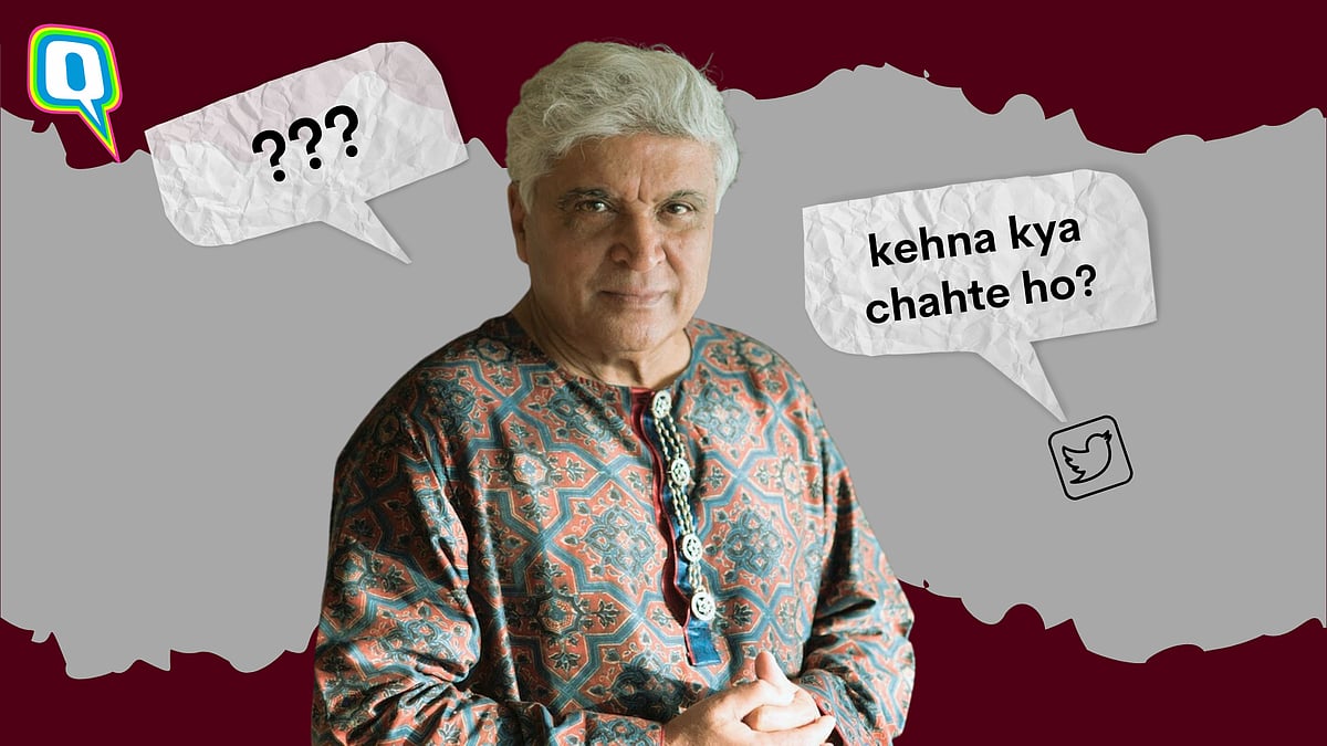 <div class="paragraphs"><p>Javed Akhtar's Cryptic Tweet Invites Hilarious Responses From Twitter Users</p></div>