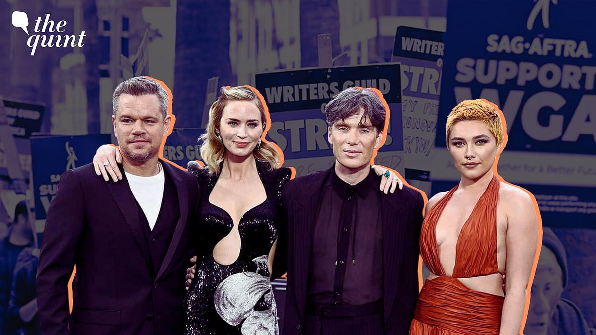 <div class="paragraphs"><p> <em>Oppenheimer's</em> cast walked out during the film's London premiere in support of the SAG-AFTRA strike.</p></div>