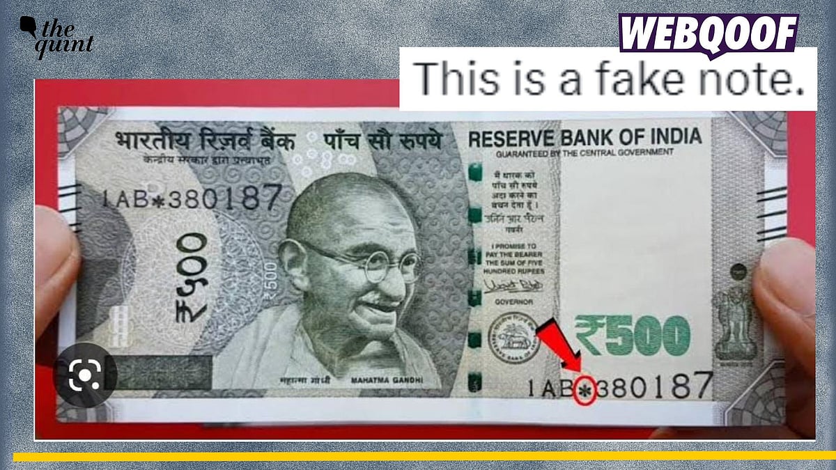<div class="paragraphs"><p>Fact-check: A false claim about 500 rupees with 'star' in their serial numbers being fake goes viral.</p></div>