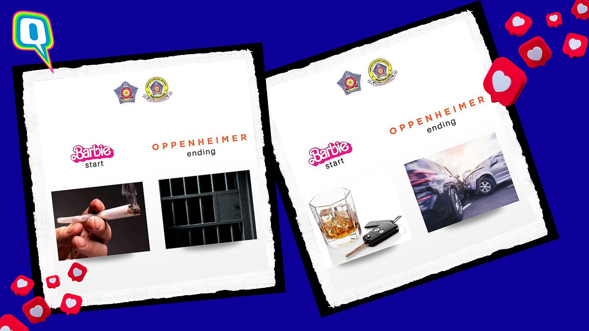 <div class="paragraphs"><p>'Barbie' Start & 'Oppenheimer' Ending: Check Out Mumbai Police's Hilarious PSA</p></div>