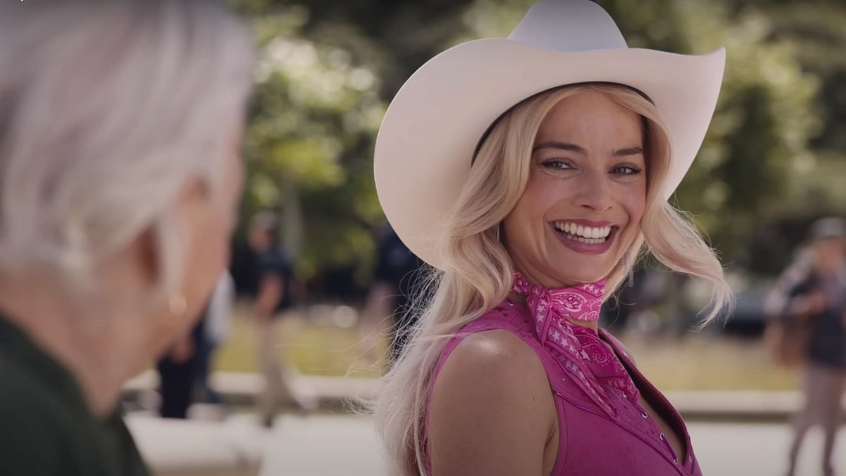 <div class="paragraphs"><p>Margot Robbie in a still from<em> Barbie.</em></p></div>