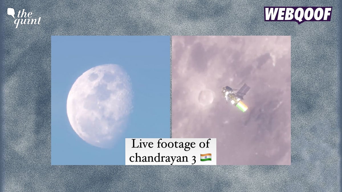 <div class="paragraphs"><p>The video has been shared as live footage of the ISRO's Chandrayaan-3. </p></div>