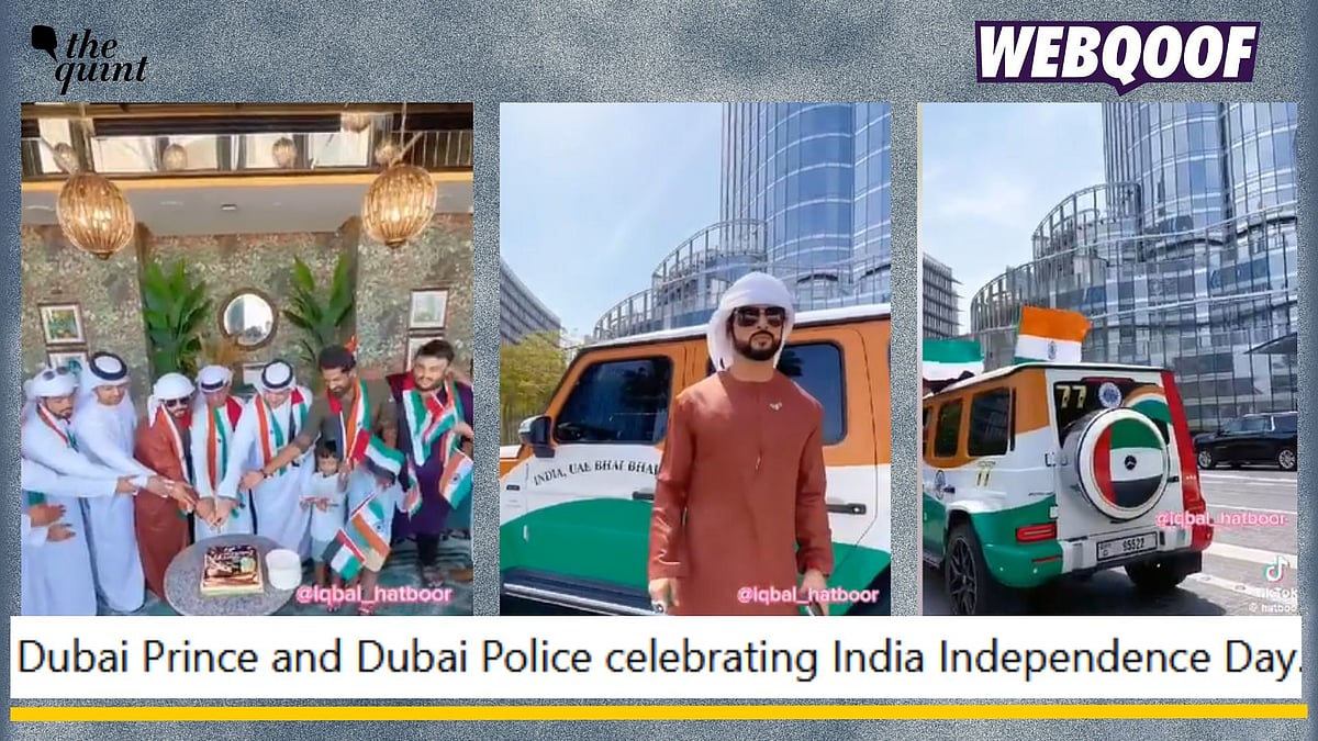 <div class="paragraphs"><p>Fact-check: Dubai police or the Dubai prince did not organise any event for India's Independence day at Burj Khalifa, Dubai. </p></div>