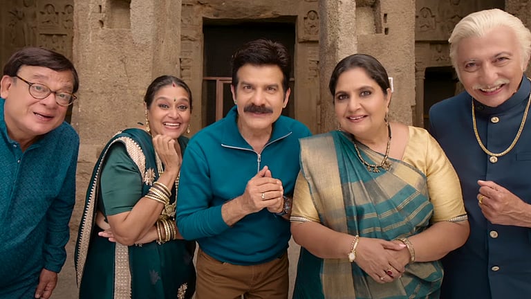 <div class="paragraphs"><p>A still from<em> Khichdi 2</em> teaser.</p></div>