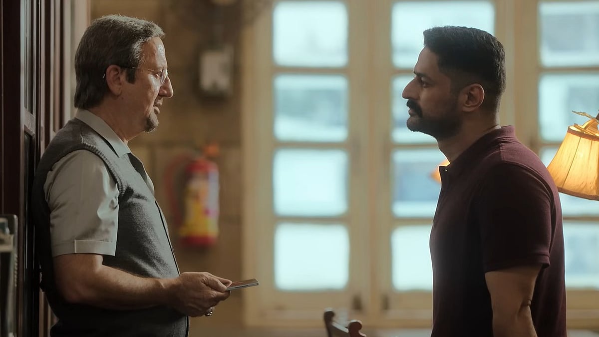 <div class="paragraphs"><p>Anupam Kher and Mohit Raina in a still from<em> The Freelancer.</em></p></div>