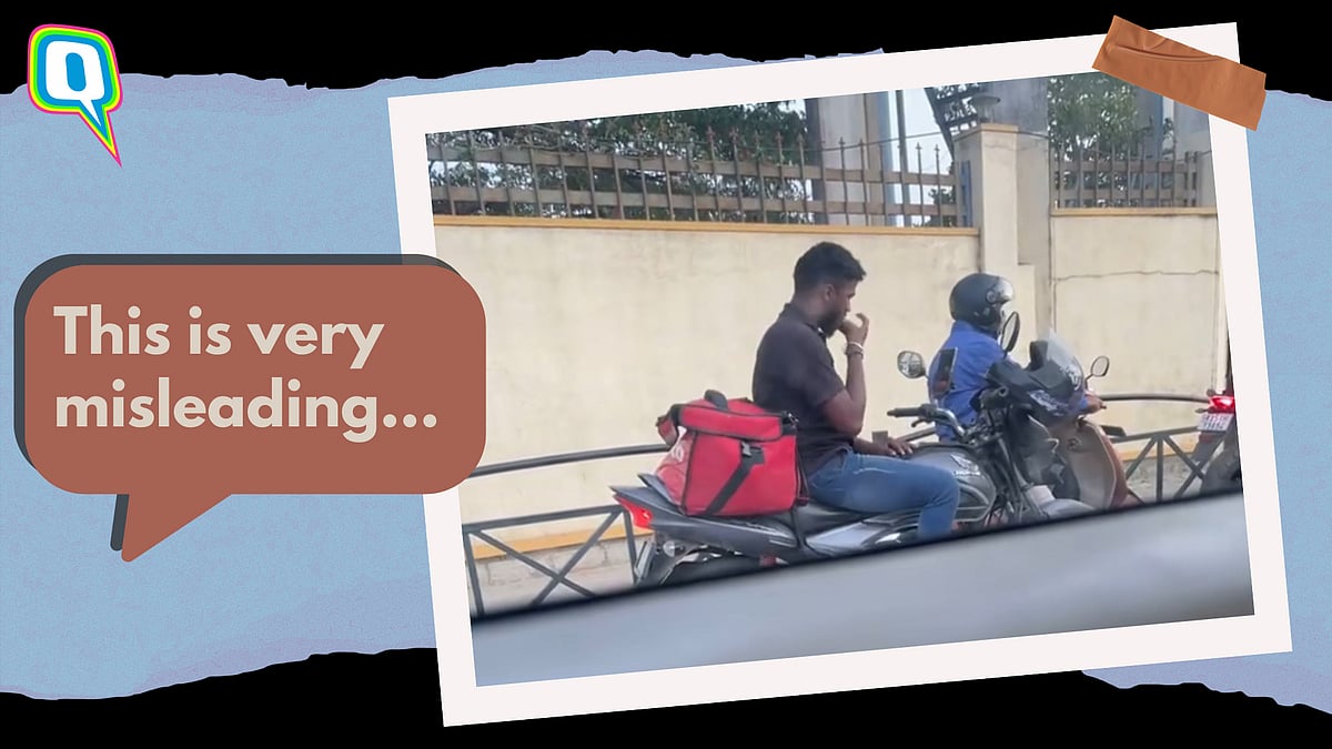 <div class="paragraphs"><p>Viral Clip Shows Delivery Agent Eating Customer’s Food; Some Find It Misleading</p></div>