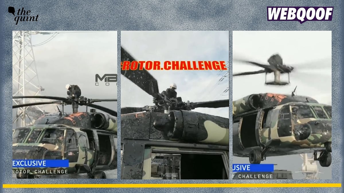 <div class="paragraphs"><p>Fact-check: A video created using CGI showing a man spinning on a rotor of a helicopter is going viral as real.</p></div>