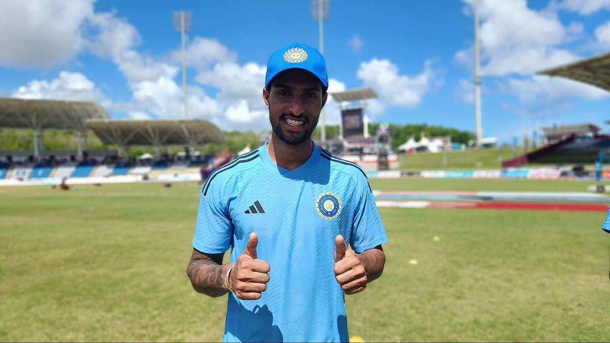 <div class="paragraphs"><p>India vs West Indies: Tilak Varma scored his maiden half-century in his second international match.</p></div>
