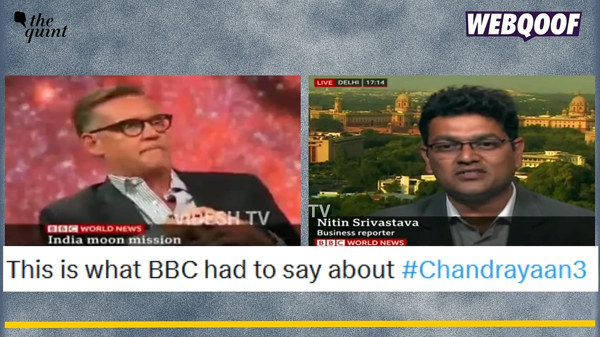 <div class="paragraphs"><p>Fact-check: An old interview of <em>BBC</em> showing an anchor compared India's moon mission to the nation's poverty is not related to Chandrayaan-3.</p></div>