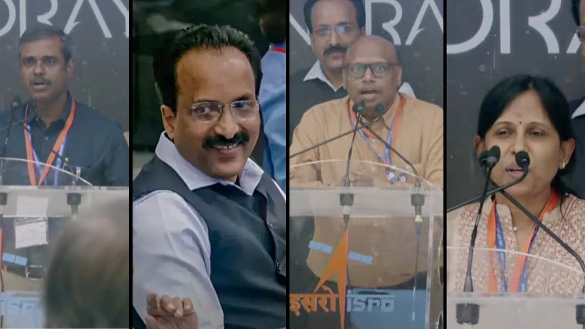 <div class="paragraphs"><p>From left to right, P Veeramuthuvel, S Somanath, M Srikanth, and K Kalpana.</p></div>