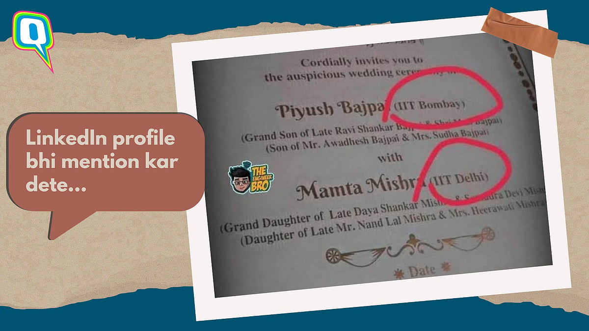 <div class="paragraphs"><p>IIT Degrees Take Secre Center Stage In Wedding Invite</p></div>