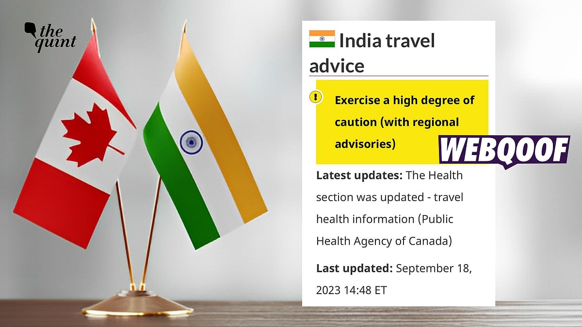<div class="paragraphs"><p>The Canadian government updated its travel advisory for Canadian nationals travelling to India.</p></div>
