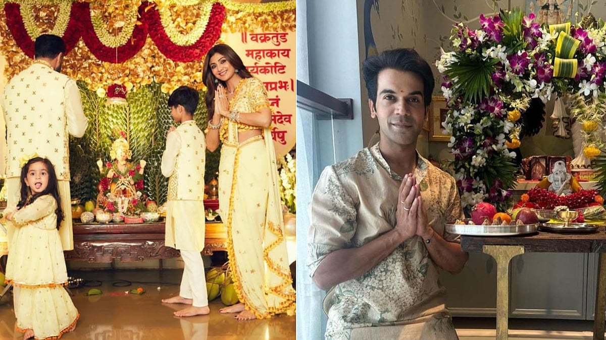 <div class="paragraphs"><p>In Pics: Rajkummar Rao, Shilpa Shetty Celebrate Ganesh Chaturthi </p></div>