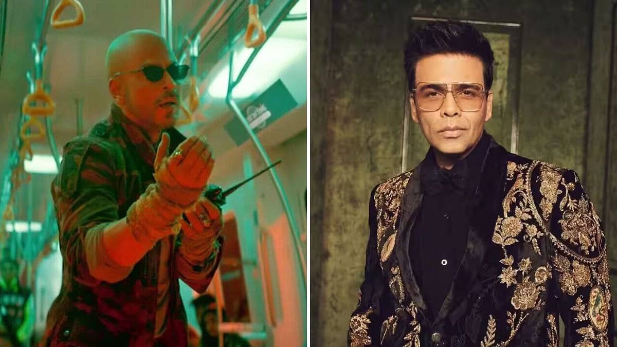 <div class="paragraphs"><p>Karan Johar is all praise for Shah Rukh Khan's<em> Jawan.</em></p></div>