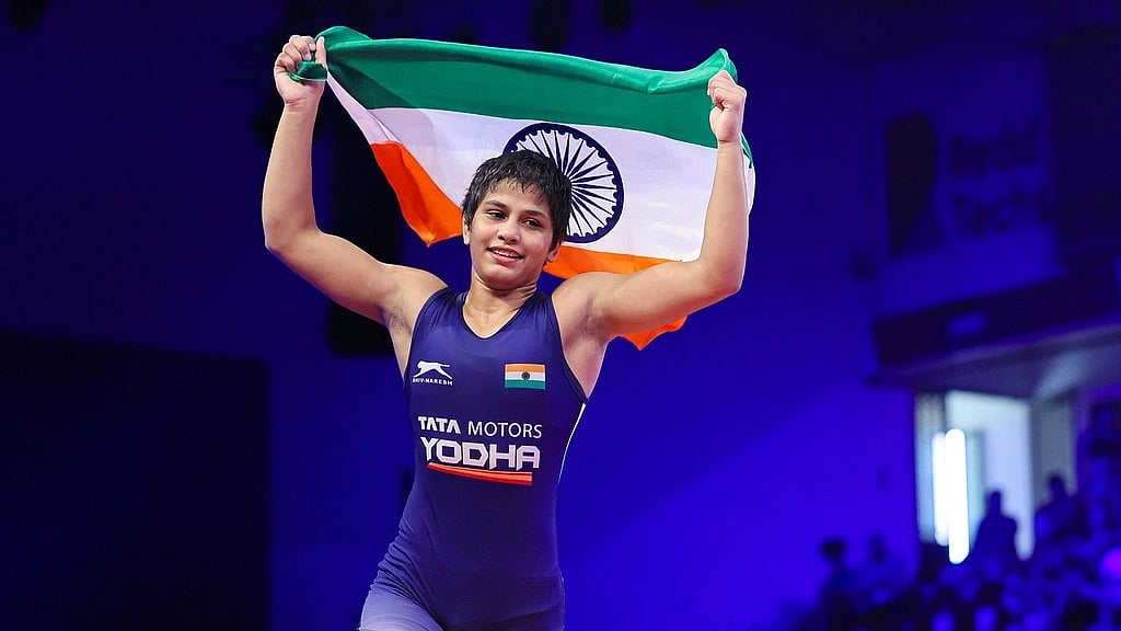<div class="paragraphs"><p>Antim Panghal to play the bronze medal match at the Asian Games</p></div>