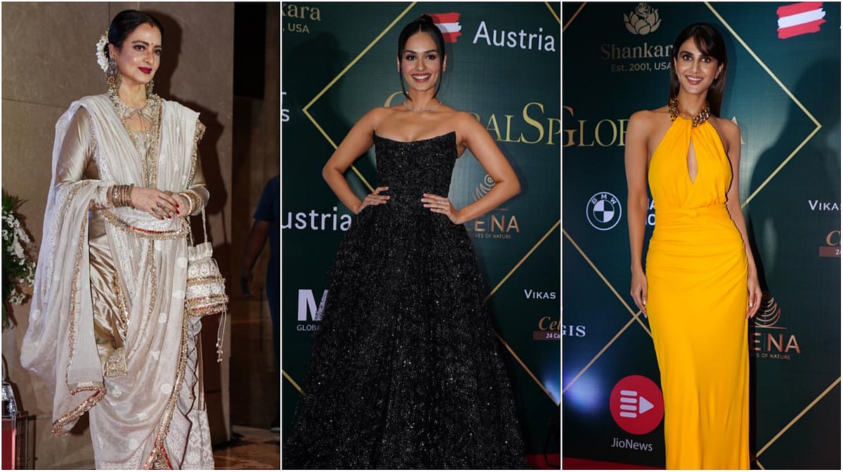 <div class="paragraphs"><p>Rekha, Manushi Chhillar and Vaani Kapoor at an award function stun at an award show.&nbsp;</p></div>