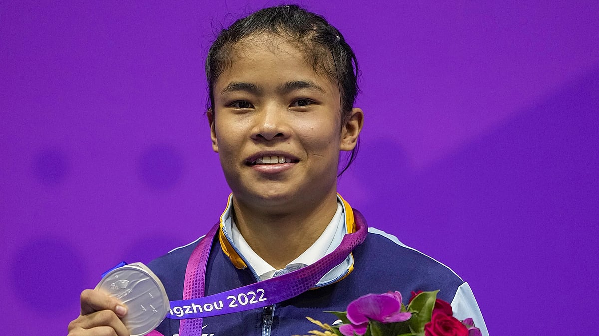 <div class="paragraphs"><p>2023 Asian Games: Roshibina Devi Dedicates Wushu Silver to Conflict-Torn Manipur</p></div>
