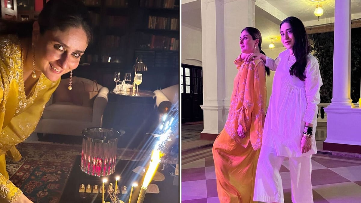 <div class="paragraphs"><p>Kareena Kapoor celebrated her 43rdbirthday with sister Karisma Kapoor.</p></div>