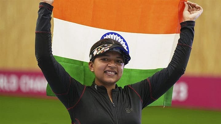 <div class="paragraphs"><p>Asian Games 2023: Sift Kaur Samra won a gold medal at the 19th Asian Games</p></div>