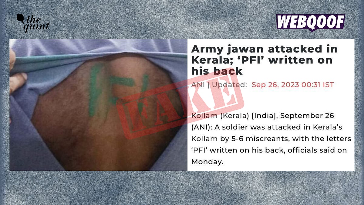 <div class="paragraphs"><p>News of the incident was published by news agency<em> ANI</em> and was republished by several news organisations and social media users.</p></div>
