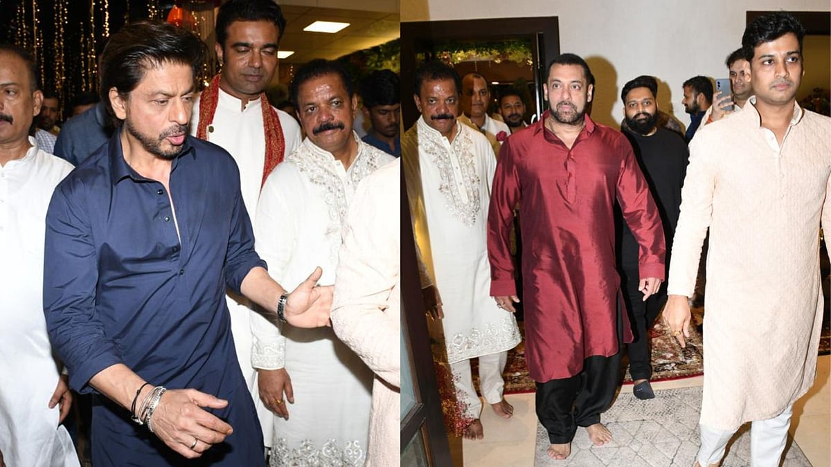 <div class="paragraphs"><p>Shah Rukh Khan & Salman Khan at CM Eknath Shinde’s Ganpati Celebration</p></div>