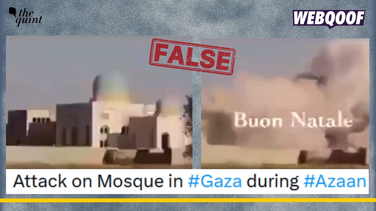 <div class="paragraphs"><p>Fact-Check: The viral video is not a recent one from Gaza. It shows a mosque destroyed by ISIS in Raqqa, Syria in 2014.</p></div>