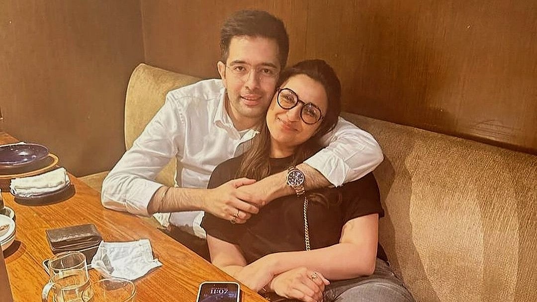 <div class="paragraphs"><p>Raghav Chadha wishes his wife Parineeti Chopra on her 35th birthday.</p></div>