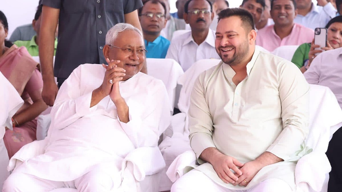<div class="paragraphs"><p>Bihar CM Nitish Kumar (left) and former Deputy CM Tejashwi Yadav. </p></div>