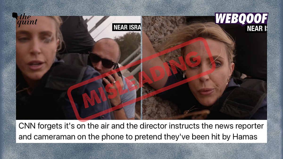 <div class="paragraphs"><p>The video is being shared to claim that CNN's team was pretending to cover "fake attacks" at the Israel-Gaza border.</p></div>